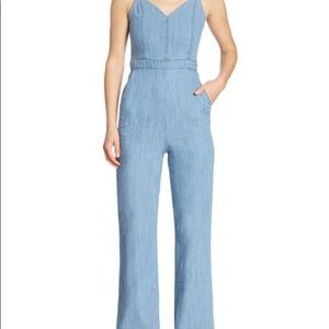 Alice and Olivia Cristal Wide-Leg Overall